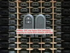 434MHz ID47 チップ トヨタ OEM TWB1G0125 スマートキー トヨタ RUSH AVANZA 2018-2021