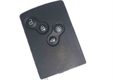 購入 黒いルノー・コレオスのキーレス記入項目のキーFob 4ボタンのトランスポンダーの破片PCF7941 434のMhz online manufacture