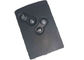 黒いルノー・コレオスのキーレス記入項目のキーFob 4ボタンのトランスポンダーの破片PCF7941 434のMhz