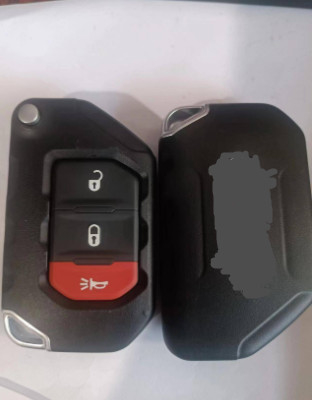 ジープ・ラングラーOHT1130261 433Mhz 2+1ボタンのためのキーレス フリップ車の遠隔キー