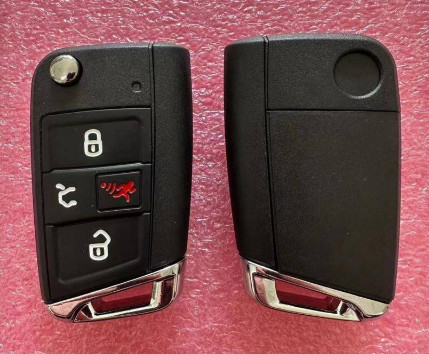 VW GTIのゴルフのための315Mhz 3 + 1ボタンNBGFS12P01 5G0959752BEキーレス フリップ キー