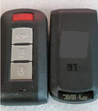 三菱・ミラージュG4のための315Mhz 3+1ボタンOUC003M 47の破片のスマートなキー